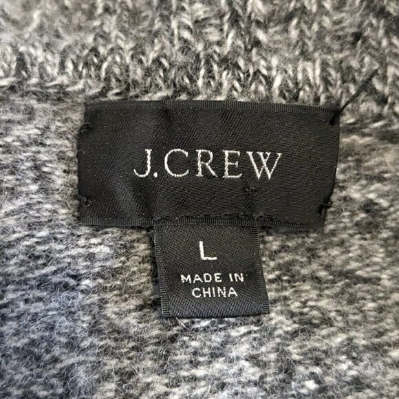 J. Crew Sweater Men's Size Large Rugged Merino Wool Heathered Crewneck #J7701 - Picture 9 of 14